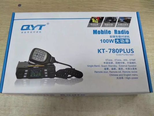 고전력 100W VHF 워키 토키 QYT KT-780 PLUS 기지국 모바일 라디오 송신기