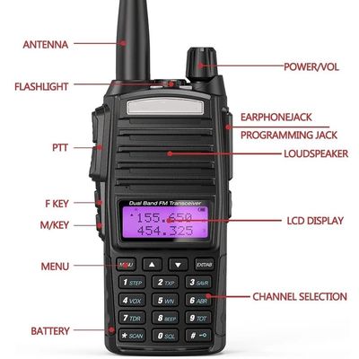장거리 젤로 워키 토키 BF-8201 프로 하이킹용 Uhf 라디오 송신기