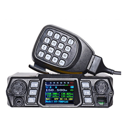 100W 고전력 자동차 스테이션 VHF KT-780 플러스 자동차 모바일 라디오 싱글 밴드 수신기