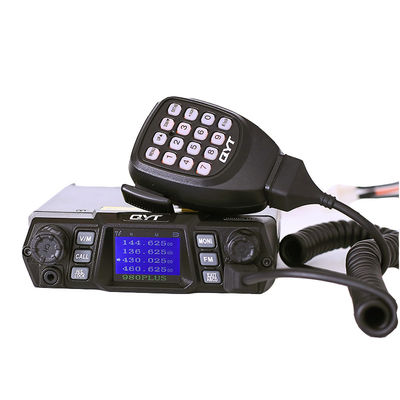 QYT KT-980plus 자동차 모바일 라디오 VHF 75W UHF 15-30km 차량용 워키 토키