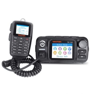 LTE IP 네트워크 POC UHF VHF 4G LTE POC 25w 듀얼 밴드 아날로그 라디오와 함께 모바일 자동차 라디오