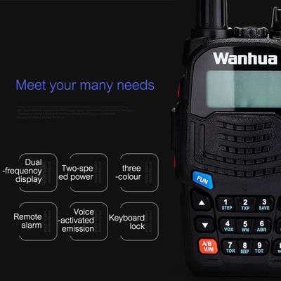 장거리 라디오 WKTK UV6S 개인 곰팡이 2 차원 휴대 UHF 워키 토키