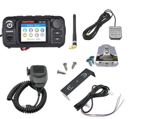 LTE IP 네트워크 POC UHF VHF 4G LTE POC 25w 듀얼 밴드 아날로그 라디오와 함께 모바일 자동차 라디오