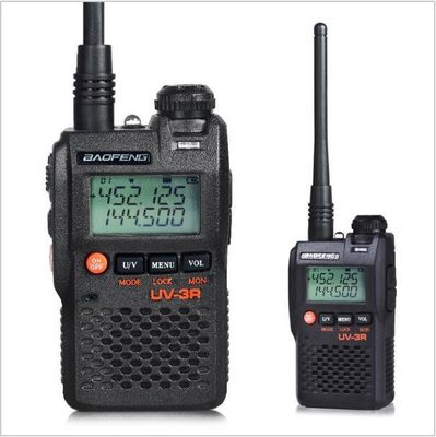 월키 토키 UV-3R 장거리 듀얼 밴드 UHF VHF LCD 디스플레이로 편리한 쌍방향 라디오