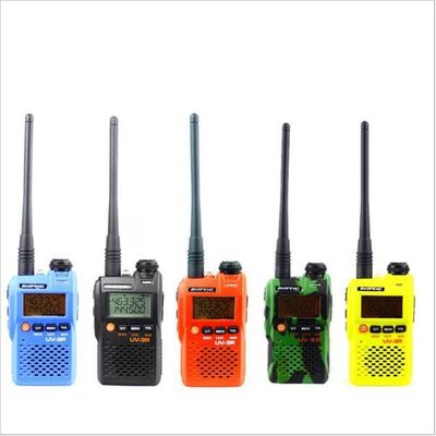 월키 토키 UV-3R 장거리 듀얼 밴드 UHF VHF LCD 디스플레이로 편리한 쌍방향 라디오