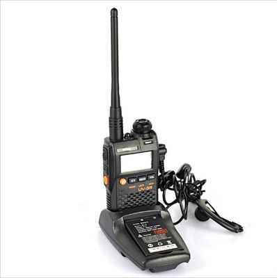 월키 토키 UV-3R 장거리 듀얼 밴드 UHF VHF LCD 디스플레이로 편리한 쌍방향 라디오
