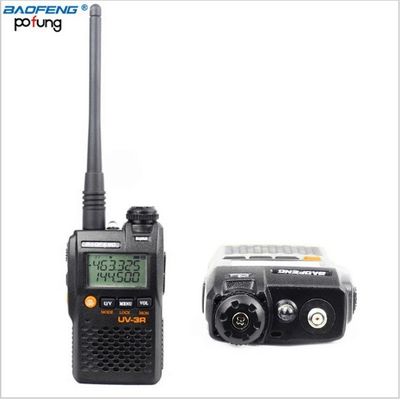 월키 토키 UV-3R 장거리 듀얼 밴드 UHF VHF LCD 디스플레이로 편리한 쌍방향 라디오