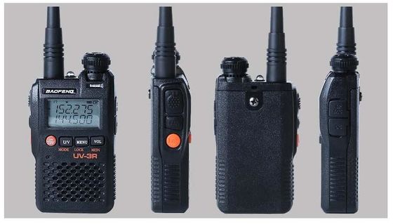 월키 토키 UV-3R 장거리 듀얼 밴드 UHF VHF LCD 디스플레이로 편리한 쌍방향 라디오