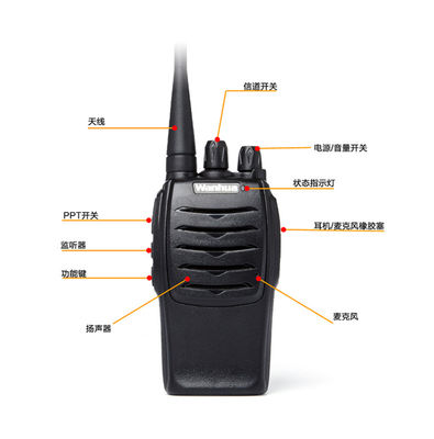 바오펜 호환 워키-토키 헤드셋 403-470HZ 주파수 범위 5km 통화 범위 K 헤드