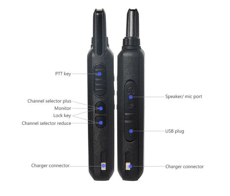 VTC201 듀얼 모드 워키 토키 2W UHF/VHF 라디오