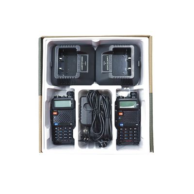 CE FCC RoHs 인증을 받은 휴대용 Bf UV-5R 레스토랑 인터콤용 두 대역 VHF UHF 라디오