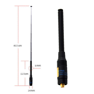 144-146/430-440MHz 주파수 범위 RH775 NFC 및 긴 안테나와 함께 워키-토키