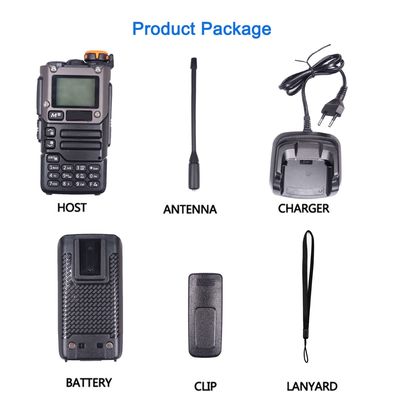 레스토랑 호텔 인터콤 VHF UHF 1600mAh 리온 이온 배터리 휴대용 워키 토키