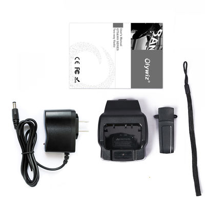 UHF 햄 라디오 휴대용 워키 토키 블랙 5W 출력 전력 3800mAh 인터컴 워크 토키