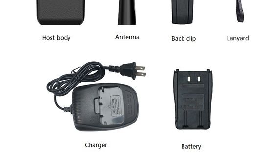 원본 휴대용 라디오 5Watt VHF UHF 주파수 유형 및 장거리 인터콤