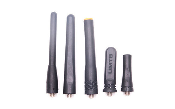 검은색 2w UHF VHF Fm 워키 토키 고무 안테나 장거리 통신