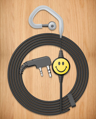 Wanhua WKTK 일반 월키 토키 귀기 인 라인 PTT 마이크 Wt200 칩셋 모델