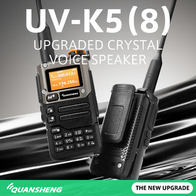 VHF UHF Quansheng UV-K58 듀얼 밴드 워키 토키 2차원 라디오 200 저장 채널