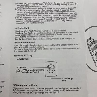 GMRS XIR P8608 P8668I DP4801 워키 토키 타입의 쌍방향 무선 라디오 헤드폰