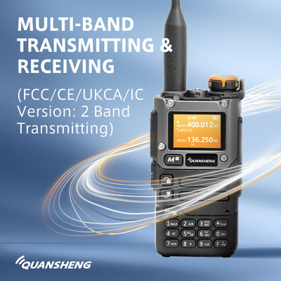 VHF UHF Quansheng UV-K58 듀얼 밴드 워키 토키 2차원 라디오 200 저장 채널