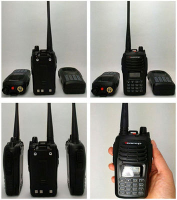 가장 강력한 T550 VHF/UHF 워키 토키 4W 출력 전력 및 16 개의 저장 채널