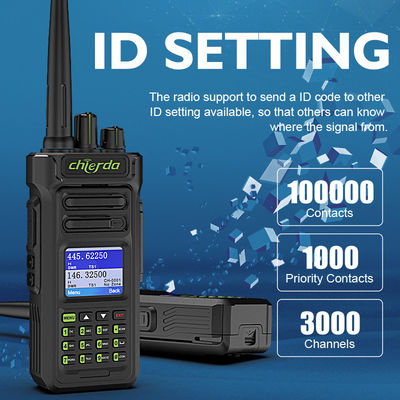 쌍방향 워키 토키 VHF UHF 주파수 유형 3.7V 작동 전압