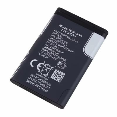 노키아 1100 1600 E60 N70에 대한 BL-5C 리온 이온 재충전 배터리