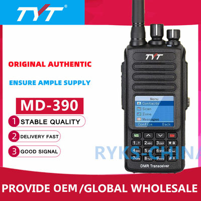 TYT MD-UV390 IP67 방수 DMR TDMA 듀얼 밴드 워키 토키 디지털 모바일 라디오