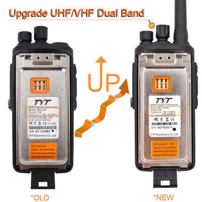 TYT MD-UV390 IP67 방수 DMR TDMA 듀얼 밴드 워키 토키 디지털 모바일 라디오