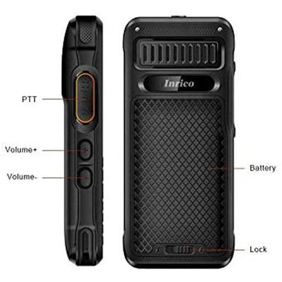 4G 네트워크 쌍방향 라디오 젤로 T310 견고한 4G Poc 휴대 전화 2.4 인치 작은 키보드