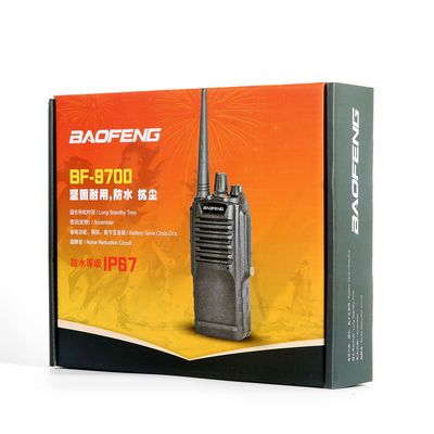 바오펜 BF-9700 S-51 IP67 방수 듀얼 밴드 햄 쌍방향 라디오 128 저장 채널