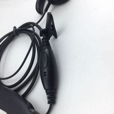 월키 토키 유선 헤드폰 검은색 모토로라 GP328 GP340 GP380과 호환