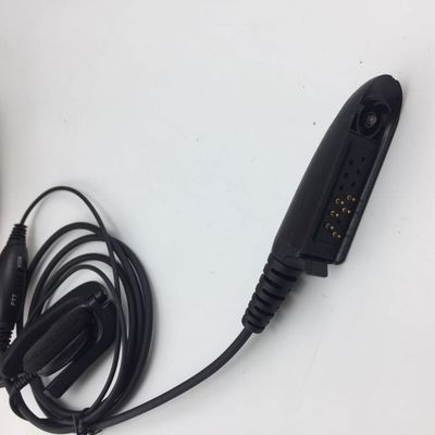 월키 토키 유선 헤드폰 검은색 모토로라 GP328 GP340 GP380과 호환