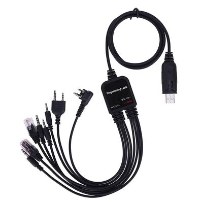 모토로라 바오펜 HYT VX GMRS 출력 전력용 8 in 1 월키 토키 USB 프로그래밍 케이블