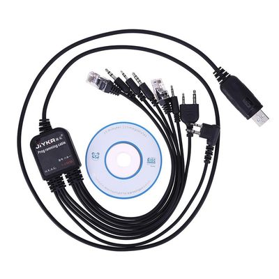 모토로라 바오펜 HYT VX GMRS 출력 전력용 8 in 1 월키 토키 USB 프로그래밍 케이블