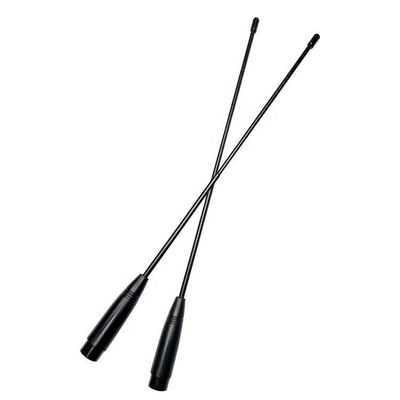 1.5W 출력 전력 듀얼 밴드 VHF/UHF 144/430MHz 굽힐 수 있는 화이트 모바일 라디오 안테나