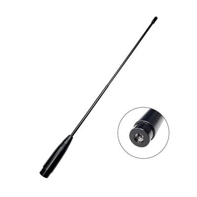 1.5W 출력 전력 듀얼 밴드 VHF/UHF 144/430MHz 굽힐 수 있는 화이트 모바일 라디오 안테나