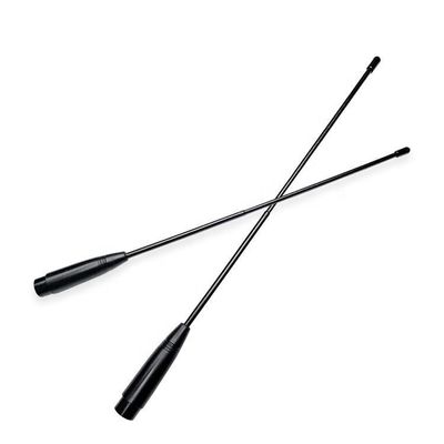 1.5W 출력 전력 듀얼 밴드 VHF/UHF 144/430MHz 굽힐 수 있는 화이트 모바일 라디오 안테나