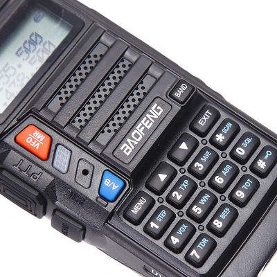 휴대용 VHF UHF 10km 장거리 5W 휴대용 양방향 라디오 AS-53 BaoFeng Walkie Talkie