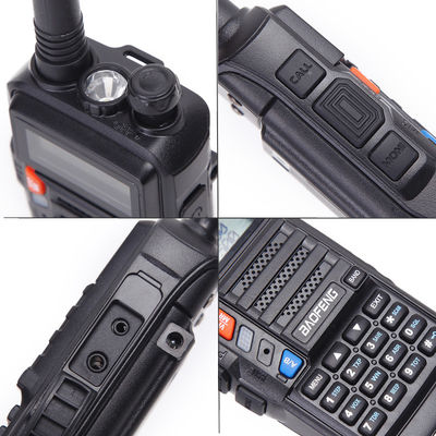 휴대용 VHF UHF 10km 장거리 5W 휴대용 양방향 라디오 AS-53 BaoFeng Walkie Talkie