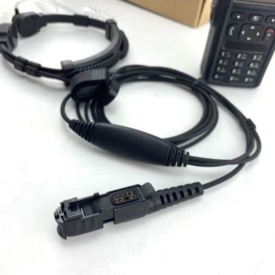 모토로라 MTP3150 3250 6750 어쿠스틱 튜브 헤드폰과 함께 중량 목 마이크
