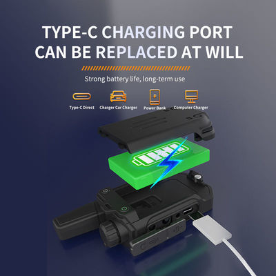 2W 더블 PTT 라이선스 무료 TC18 휴대용 어린이 라디오 3KM 암호화 워키 토키