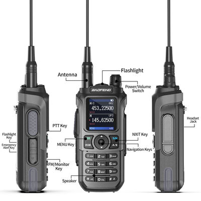 바오펜 햄 라디오 UV-21 PRO V2 워키 토키 무선 주파수 장거리 쌍방향 라디오
