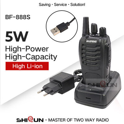 BF-888s 바오펜 워키 토키 듀얼 밴드 햄 라디오 BF888S UHF 트랜시버 쌍방향 라디오