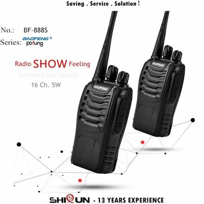 BF-888s 바오펜 워키 토키 듀얼 밴드 햄 라디오 BF888S UHF 트랜시버 쌍방향 라디오