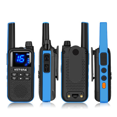 CE 승인된 KST AT100 물 막 Walkie Talkie T82 T80 T62을 위한 파란 치아 귀기