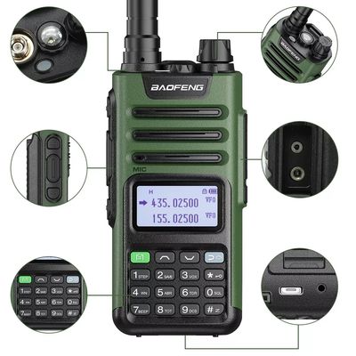 UV13 프로 쌍방향 라디오 GMRS 136-174/400-520MHz 워키 토키와 타입 C 충전기