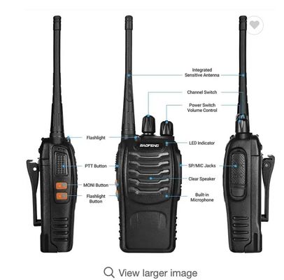 BAOFENG BF-888S 단일 대역 400-470mhz 휴대용 2 차원 라디오 워키 토키