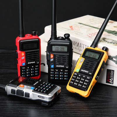 8 와트 햄 워키 톡키 UV-S9 플러스 UHF VHF 휴대용 라디오 BAOFENG 2200mAh 배터리