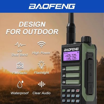 2024 BaoFeng UV-16 PRO 고전력 TYPE-C 워키 토키 블랙 컬러와 5W 출력